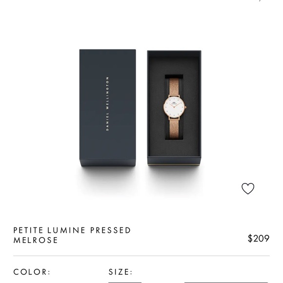 Daniel Wellington Petite Lumine Pressed Melrose Watch
